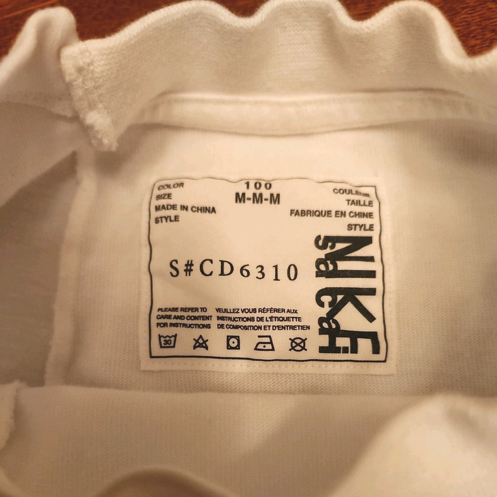 NIKE Sacai Collab T Shirt white L A1 - Picture 2 of 6